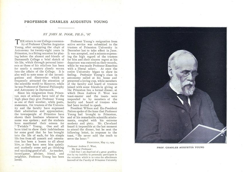 PROFESSOR CHARLES AUGUSTUS YOUNG