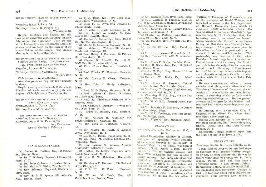 CLASS OF 1863