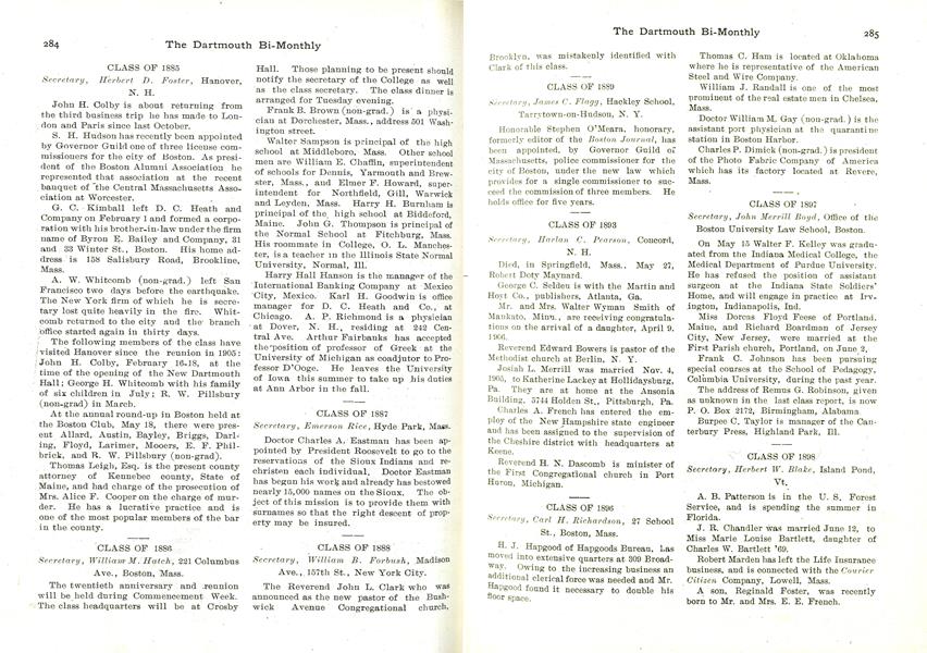 CLASS OF 1902