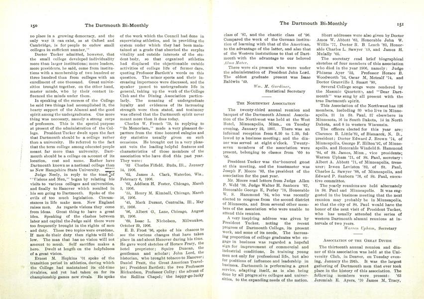 ASSOCIATION OF THE GREAT DIVIDE