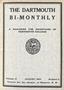 Dartmouth Alumni Magazine August 1907 Cover