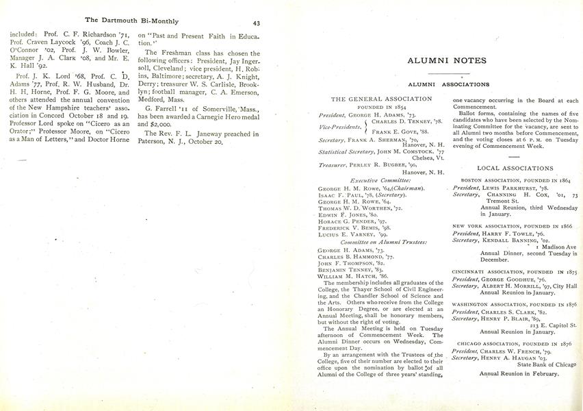 THE GENERAL ASSOCIATION