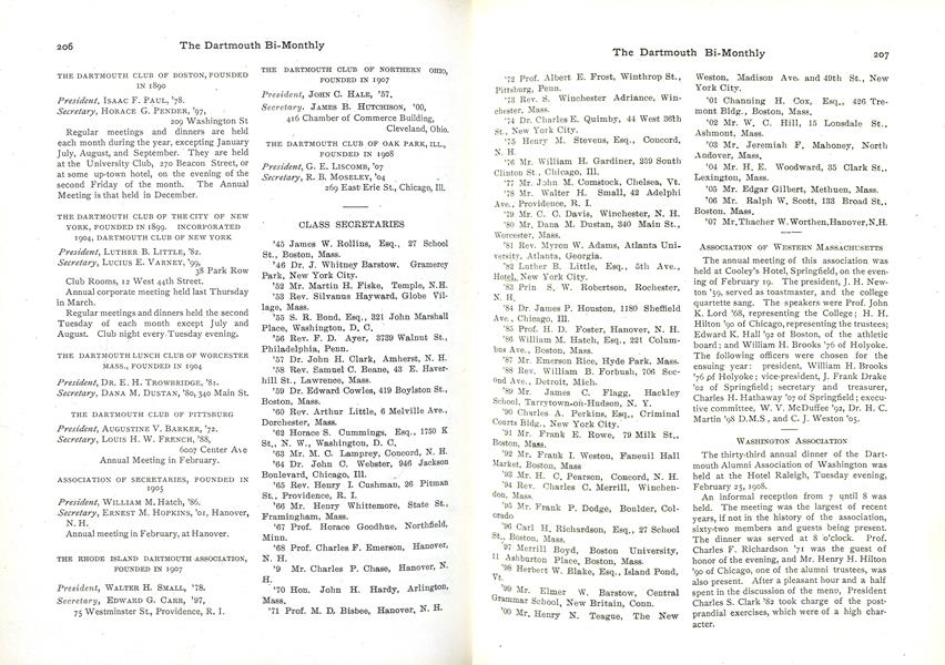 ASSOCIATION OF WESTERN MASSACHUSETTS