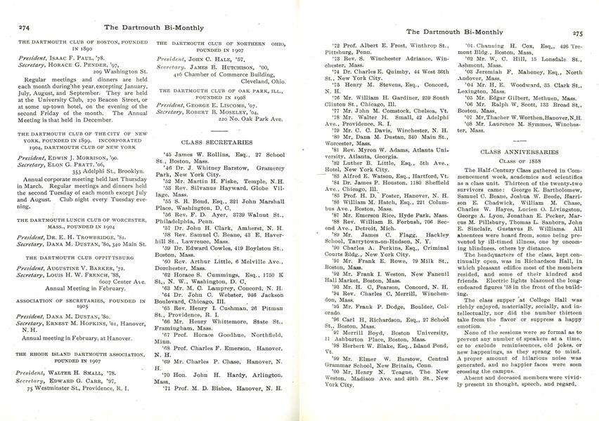 CLASS OF 1868