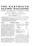 Dartmouth Alumni Magazine October 1908 Cover