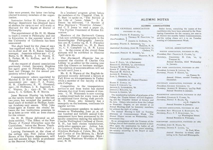 THE GENERAL ASSOCIATION