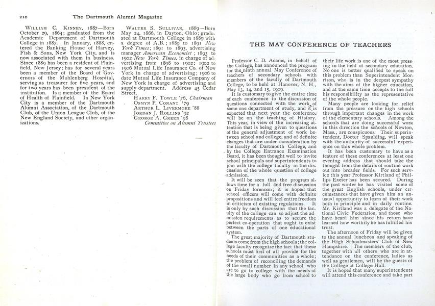 THE MAY CONFERENCE OF TEACHERS