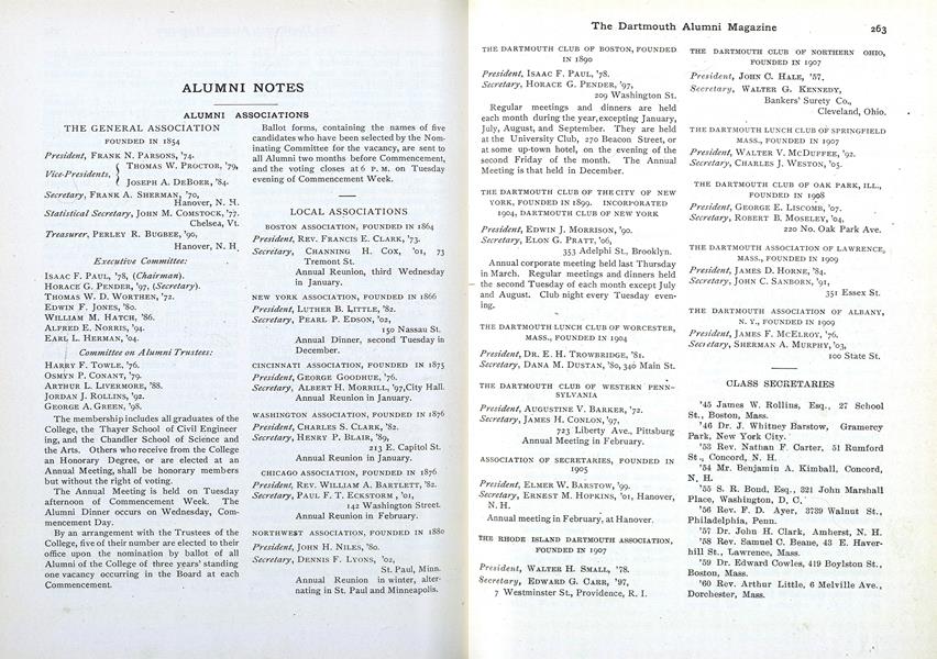 LOCAL ASSOCIATIONS