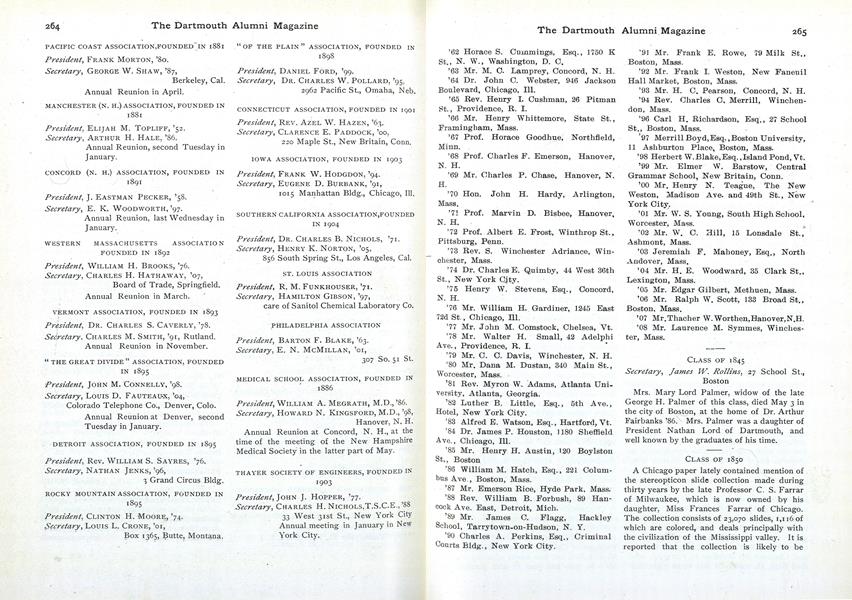 CLASS OF 1850