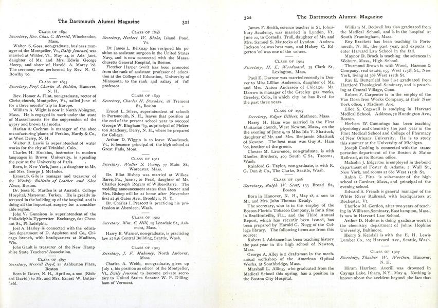 CLASS OF 1902