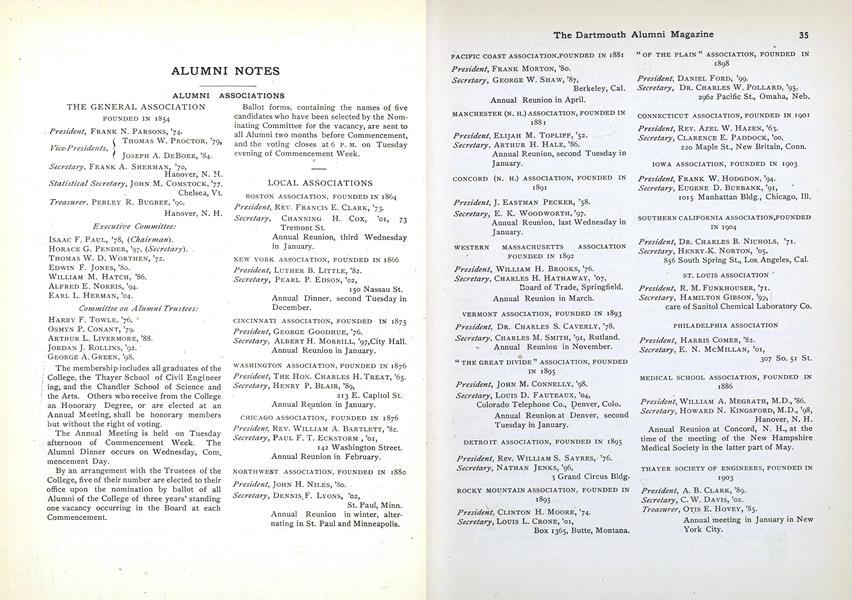 THE GENERAL ASSOCIATION