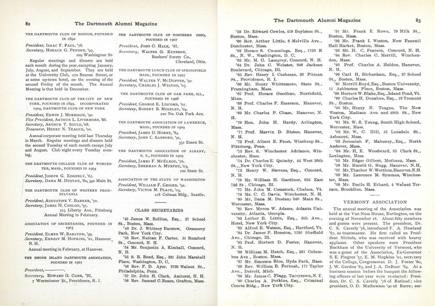 VERMONT ASSOCIATION