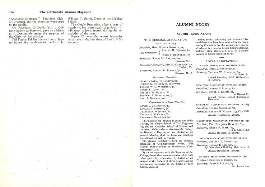 THE GENERAL ASSOCIATION