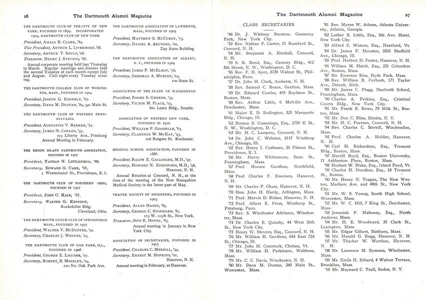 CLASS OF 1845