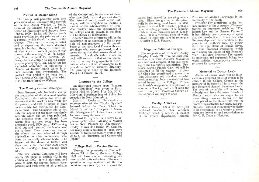 The Coming General Catalogue
