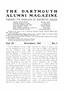 Dartmouth Alumni Magazine November 1911 Cover