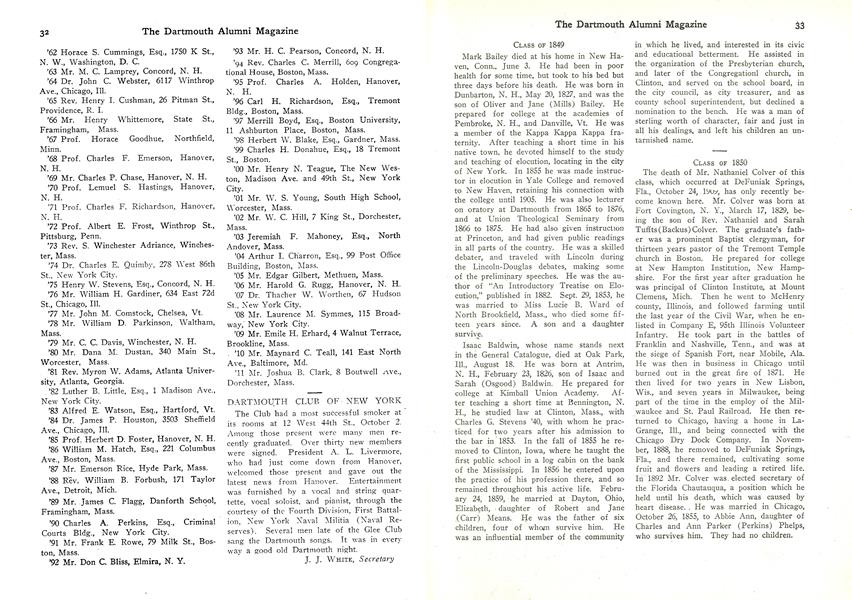 DARTMOUTH CLUB OF NEW YORK