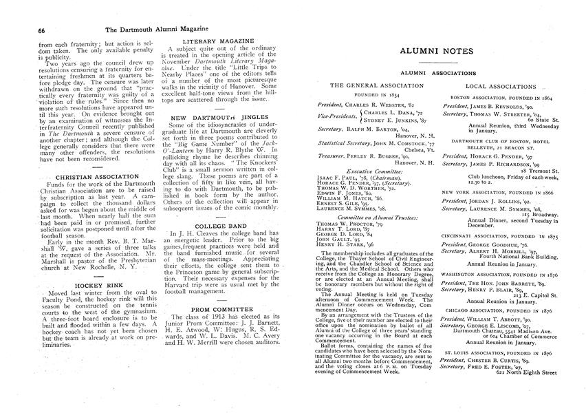 THE GENERAL ASSOCIATION