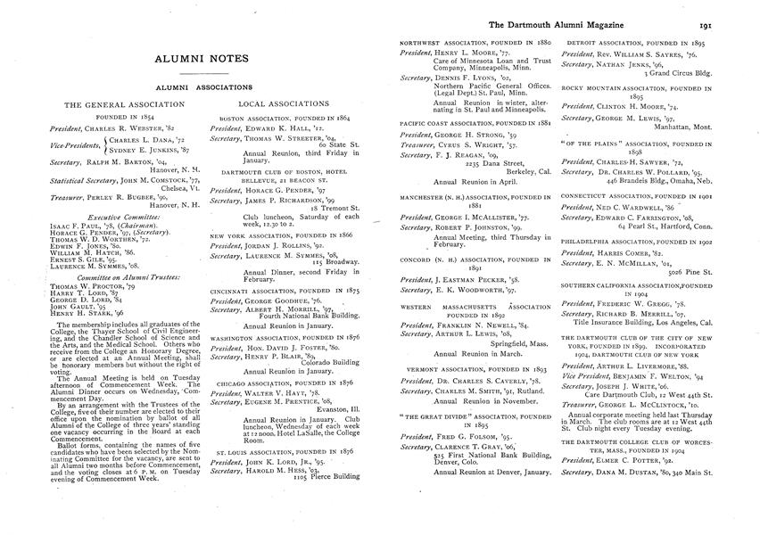 THE GENERAL ASSOCIATION