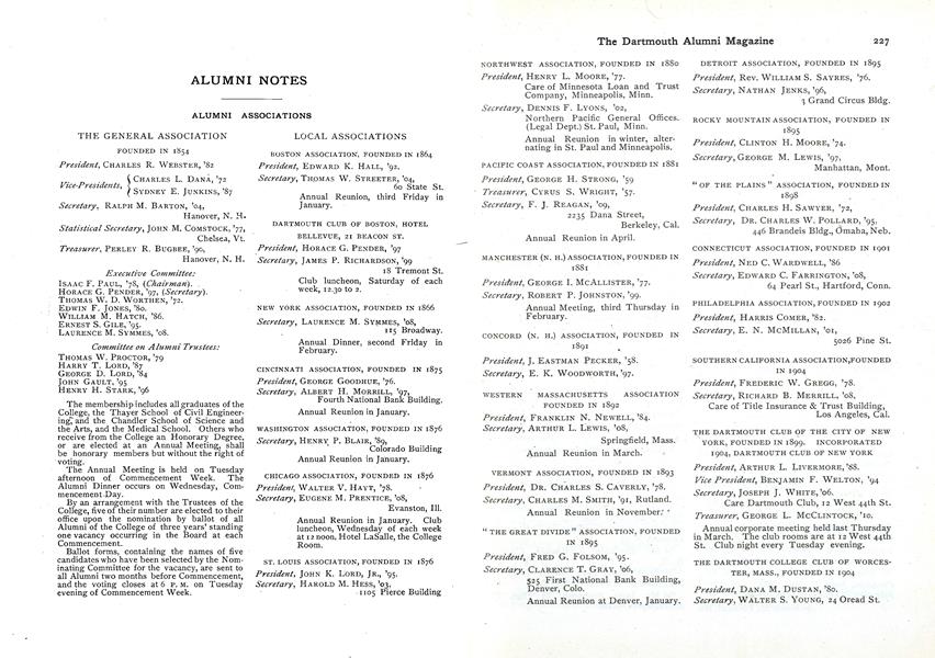 THE GENERAL ASSOCIATION