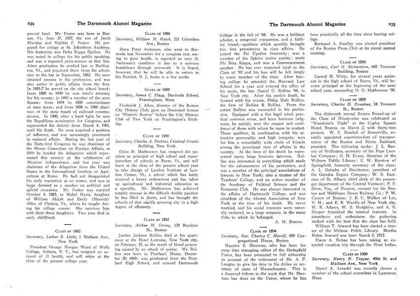 CLASS OF 1894
