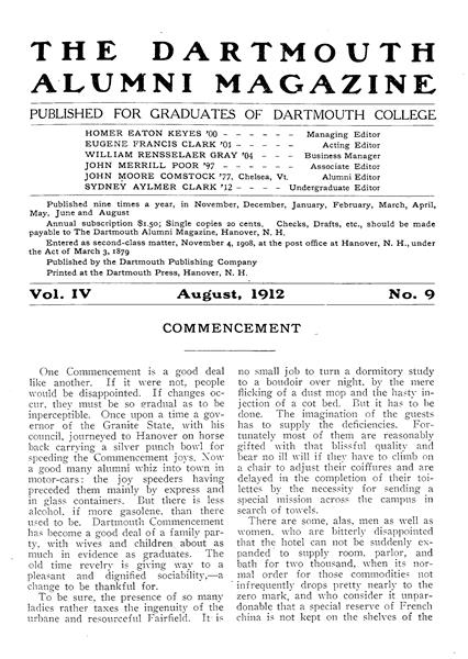 COMMENCEMENT