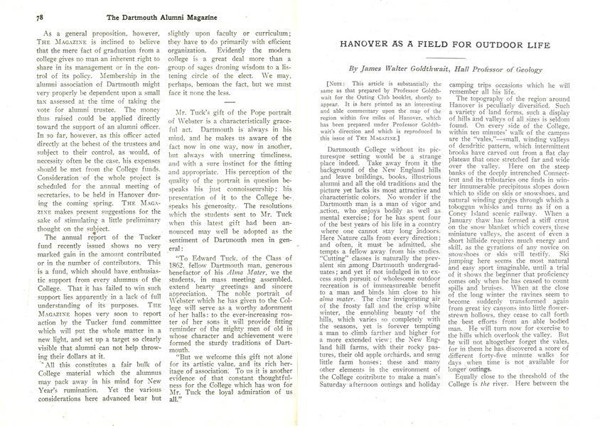 HANOYER AS A FIELD FOR OUTDOOR LIFE