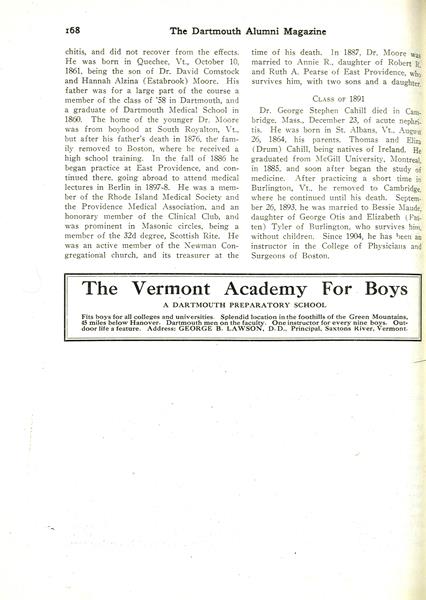 CLASS OF 1891