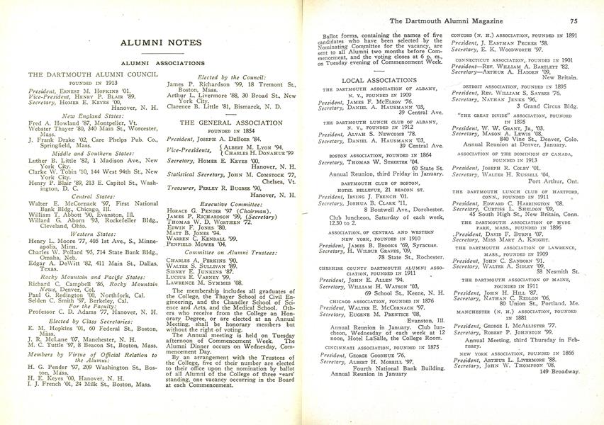 THE GENERAL ASSOCIATION