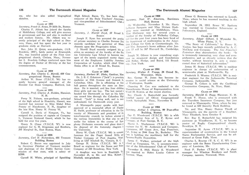 CLASS OF 1910