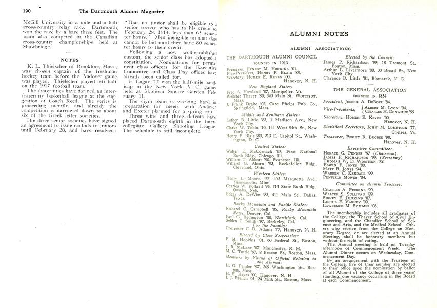 THE GENERAL ASSOCIATION
