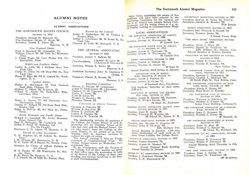 THE GENERAL ASSOCIATION