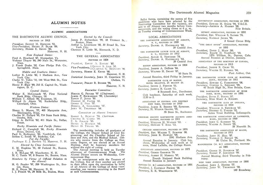 LOCAL ASSOCIATIONS