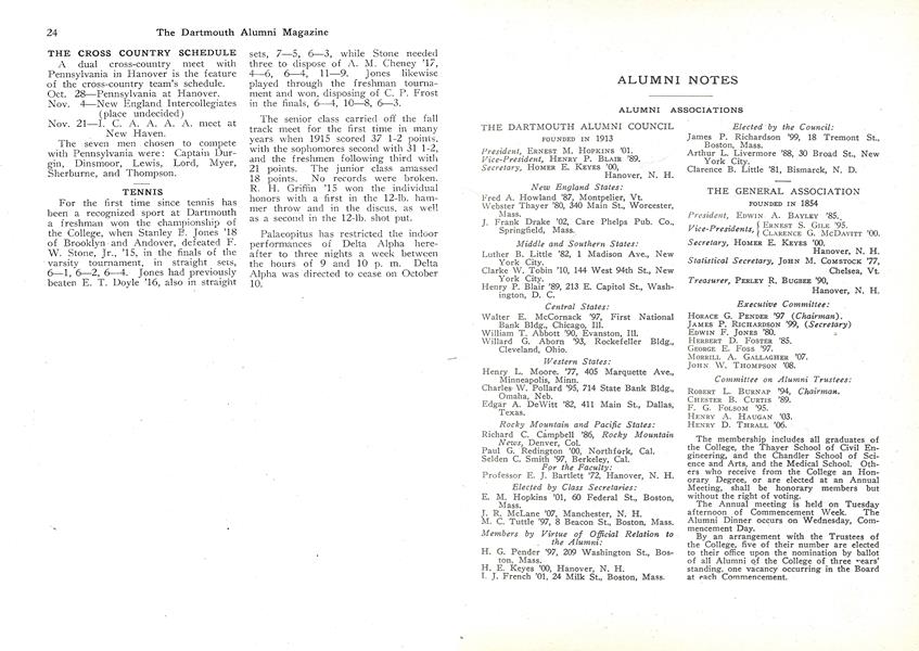 THE DARTMOUTH ALUMNI COUNCIL