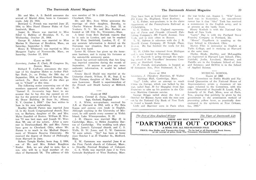 CLASS OF 1914