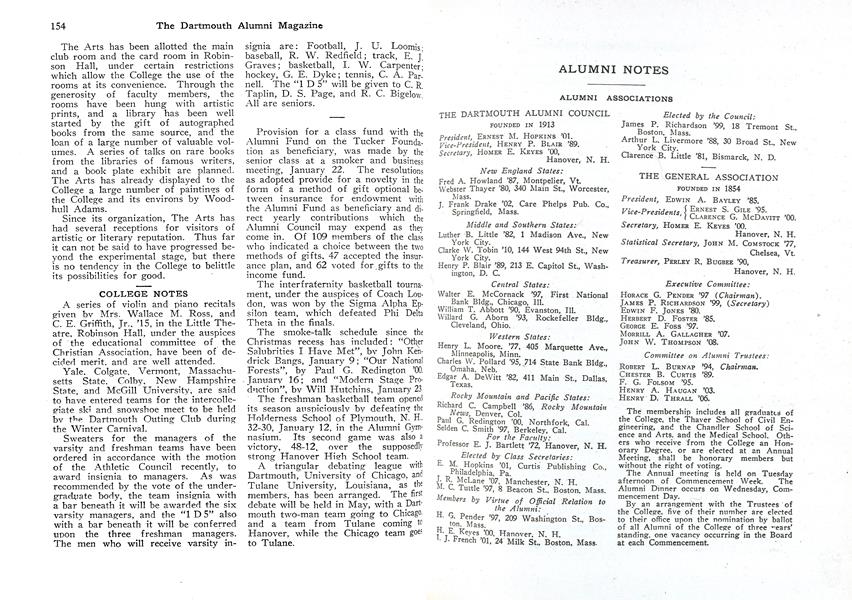 THE DARTMOUTH ALUMNI COUNCIL