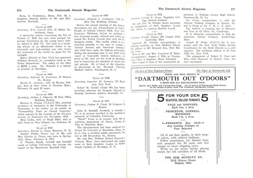 CLASS OF 1912