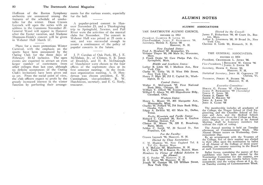 THE DARTMOUTH ALUMNI COUNCIL