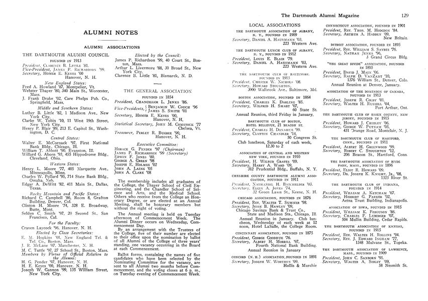 THE GENERAL ASSOCIATION