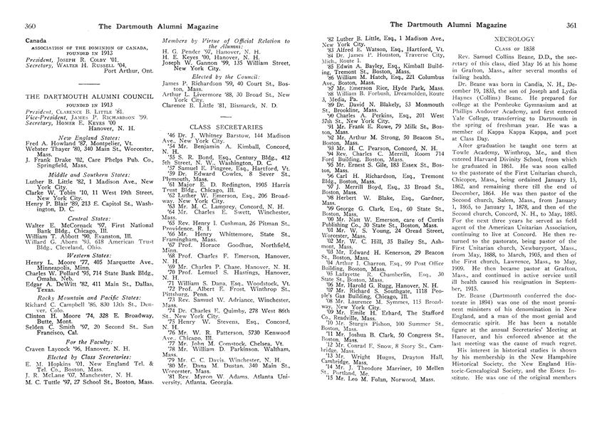 CLASS OF 1861
