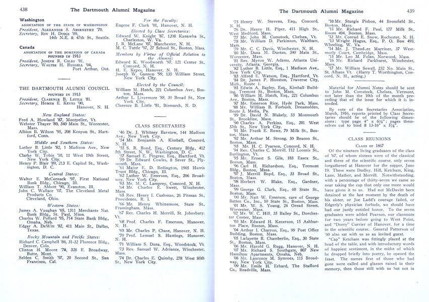 THE DARTMOUTH ALUMNI COUNCIL
