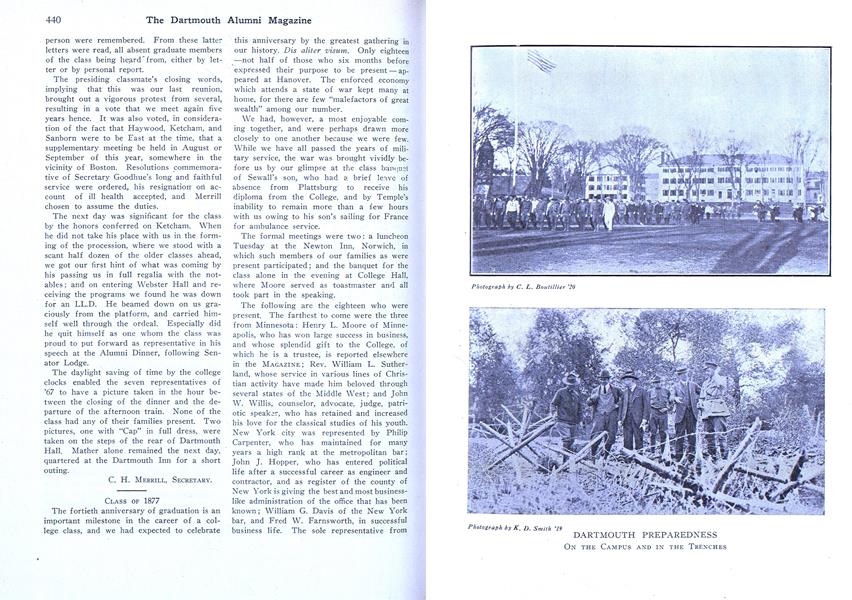 CLASS OF 1877