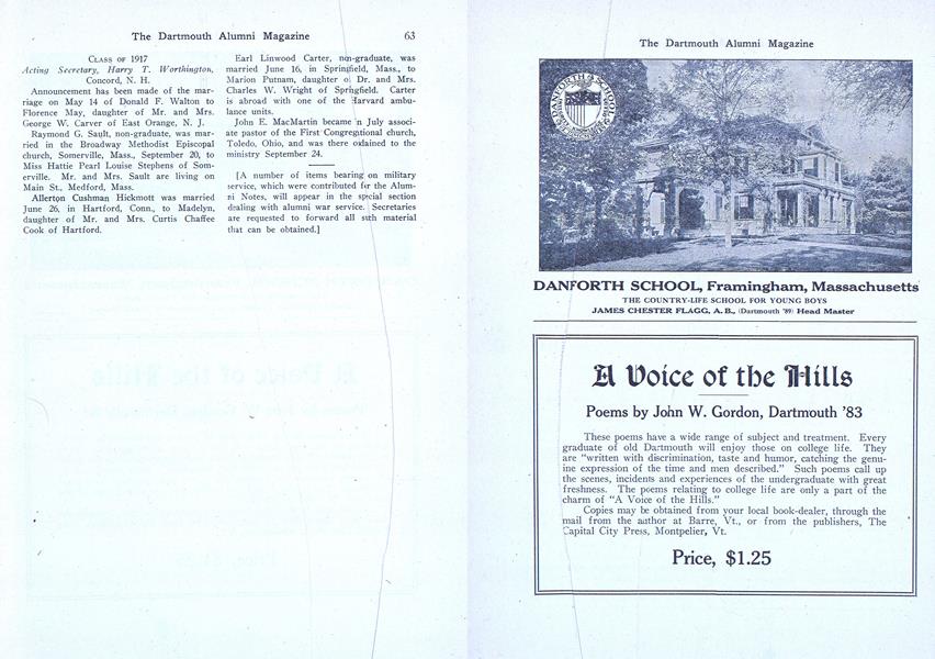 CLASS OF 1917