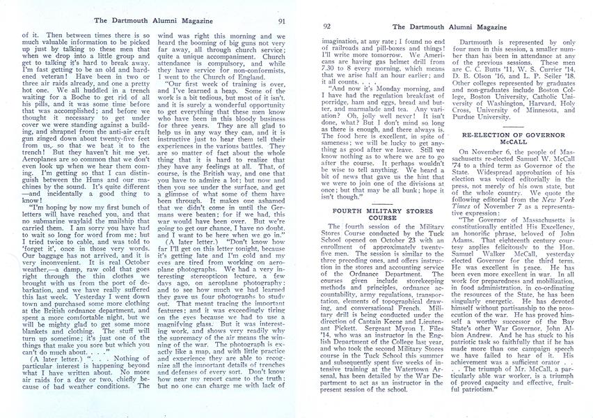 RECENT ACTIVITIES OF PRESIDENT HOPKINS