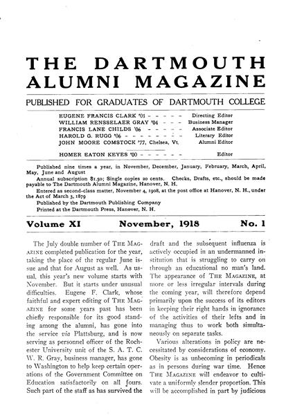 The July double number of THE MAGAZINE completed publication for the year,