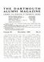 Dartmouth Alumni Magazine December 1918 Cover