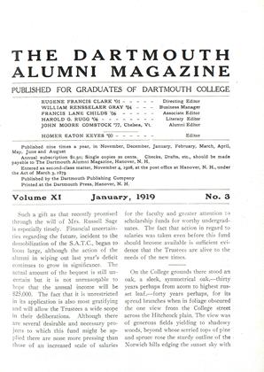 January 1919 | Dartmouth Alumni Magazine