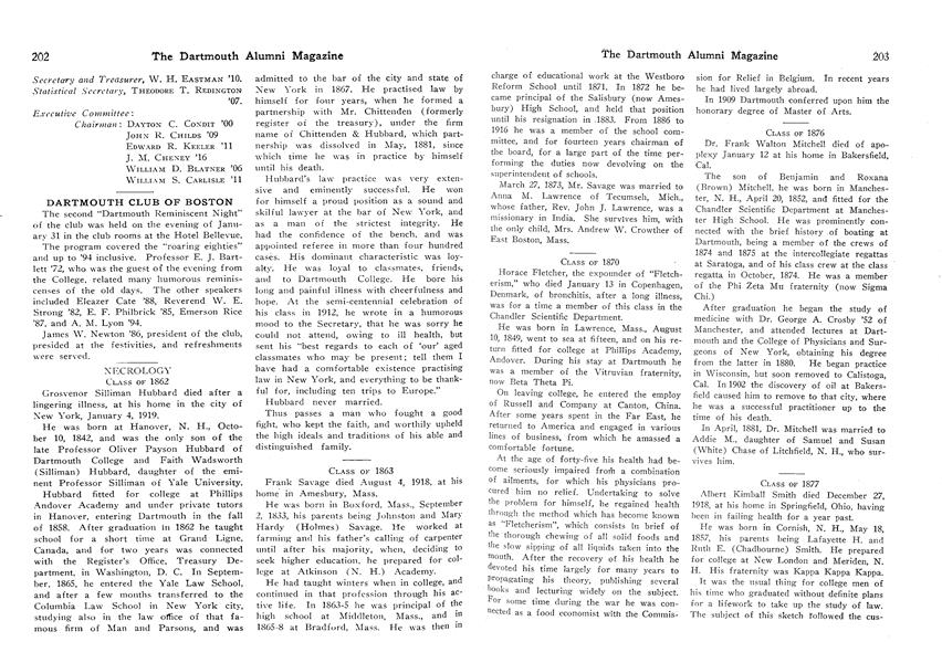 DARTMOUTH CLUB OF BOSTON