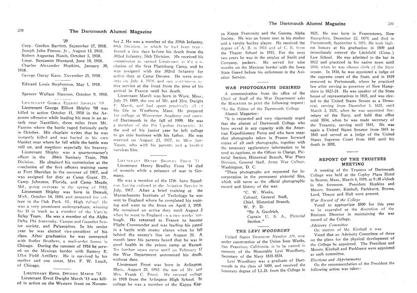 REPORT OF THE TRUSTEES MEETING