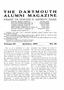 Dartmouth Alumni Magazine October 1919 Cover